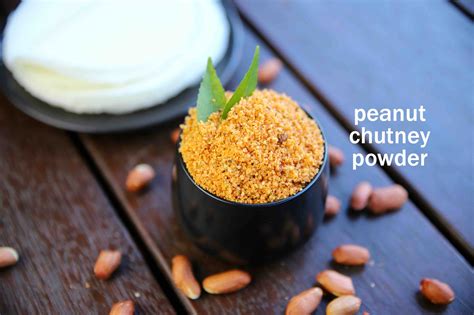 Peanut Chutney Powder Recipe Shenga Chutney Pudi Groundnut Chutney