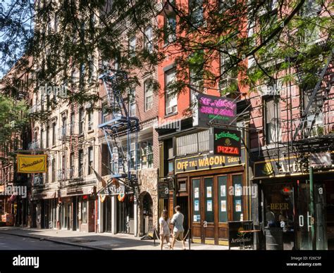 Macdougal Street Greenwich Village Nyc Stock Photo Alamy