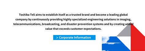 Toshiba Teli Corporation Top Page Machine Vision Cameras