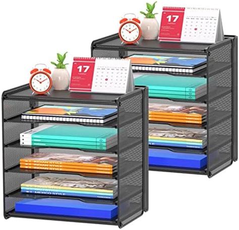 Amazon Samstar Pack Stackable Letter Paper Tray Desk File