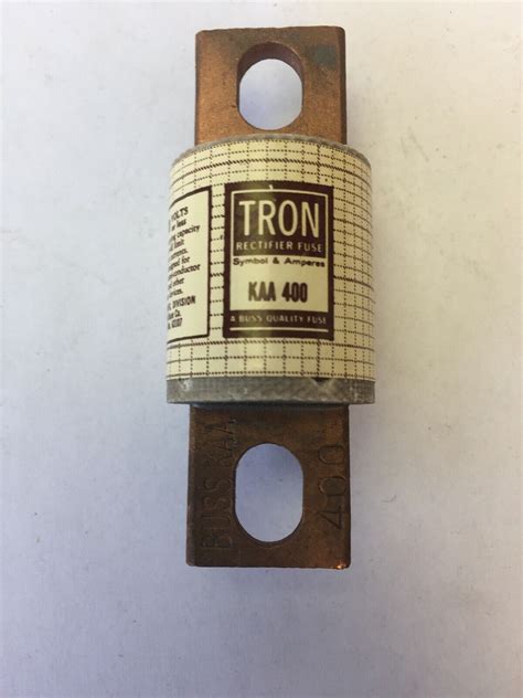 Tron Kaa400 Rectifier Fuse 400 Amp 130 Volts Ebay