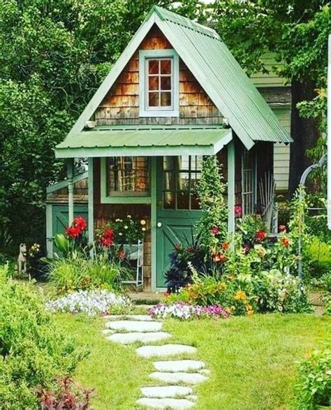 English Cottage Style Garden And Potting Sheds