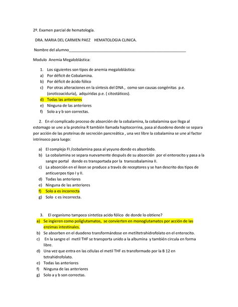 Examen de muestra práctica 2016 preguntas y respuestas 2º Examen