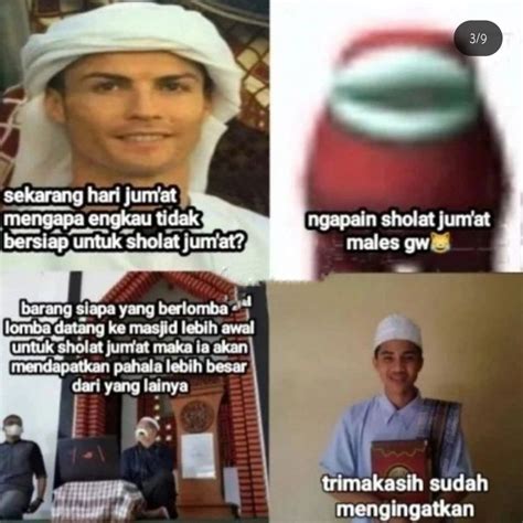 Meme Disuruh Jumatan Ini Bikin Cepat Insaf