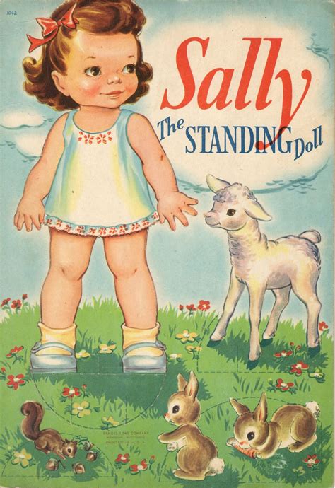 Miss Missy Paper Dolls: Sally the Standing Doll