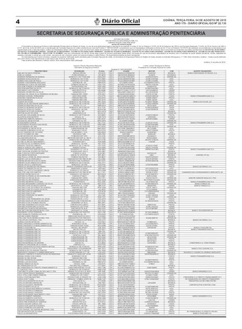 Pdf Di Rio Oficial Ano Di Rio Oficial Go N Di Rio