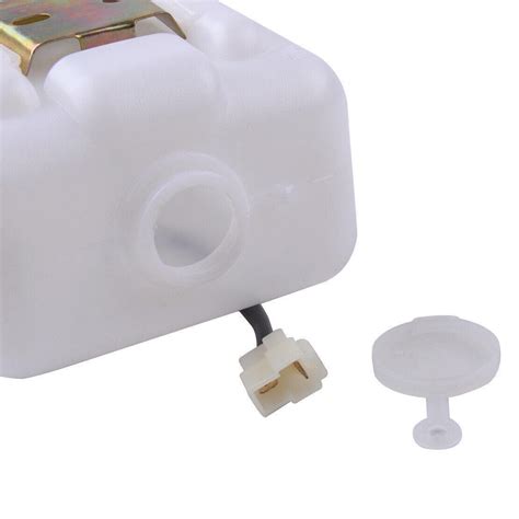 White Car Clean Tool Windshield Washer Reservoir Pump Bottle Tank Kit