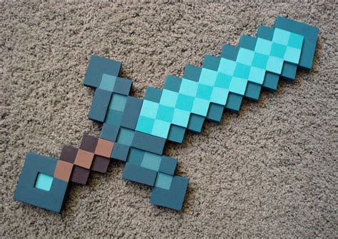 Minecraft Sword by MischiefofRats on DeviantArt