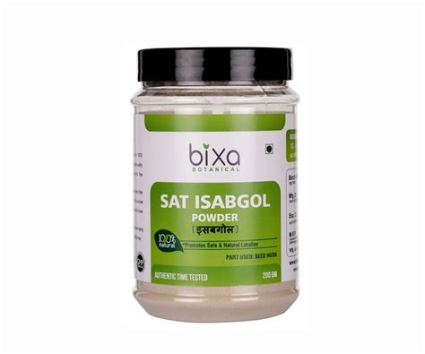 Sat Isabgol Powder Plantago Ovata 200 Gm At Rs 245piece Psyllium