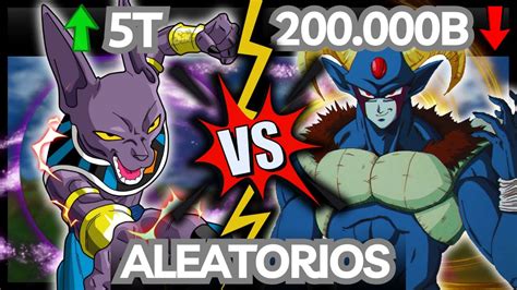 Niveles De Poder Aleatorio Vs Aleatorio Dragon Ball Z Budokai