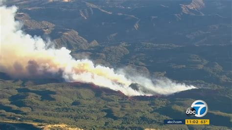 Evacuations Ordered As Brush Fire Grows In Santa Barbara County Abc7