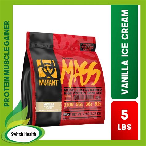 Mutant Mass 5lbs Mass Gainer Protein Powder Mass Gainer Powder Lazada Ph