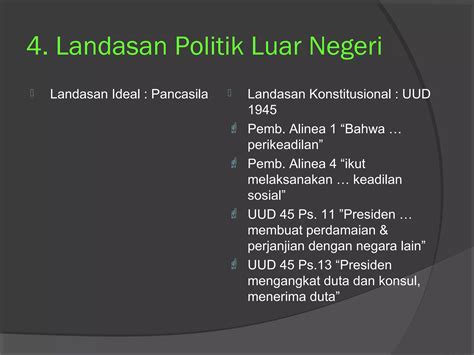 Politik Luar Negeri Indonesia Ppt