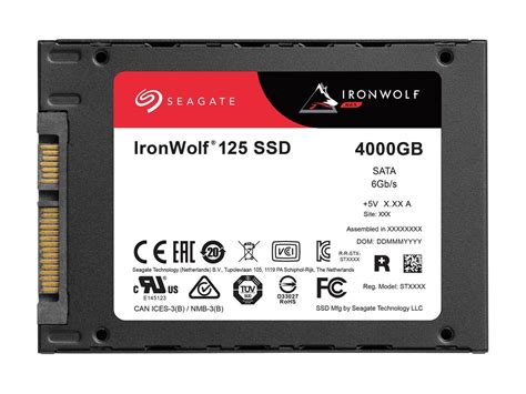 Seagate Ironwolf 125 Ssd 4tb Nas Internal Solid State Drive 25 Inch