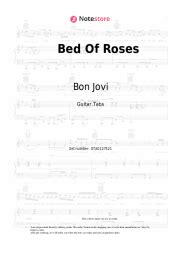 Bed Of Roses chords and tabs Bon Jovi in Note-Store.com | Guitar.Chords ...