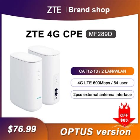 Zte Unlocked Mf D Wifi Router Lte Cat Wireless Network Signal