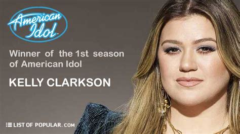 Kelly Clarkson American Idol 2002 Winner Season 1