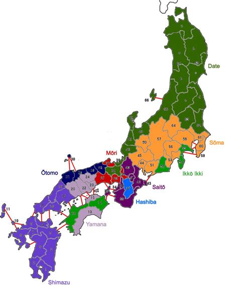 Sengoku Jidai Map