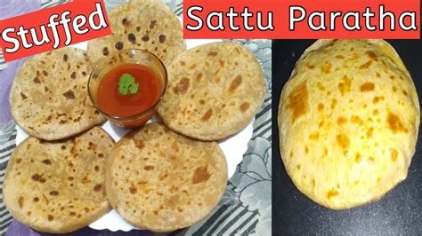 Sattu Paratha Recipe Stuffed Roasted Gram Flour Tortilla Recipe