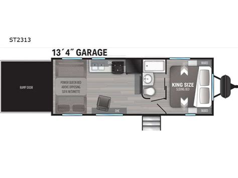 Used 2021 Cruiser Stryker ST-2313 Toy Hauler Travel Trailer at Brown's ...