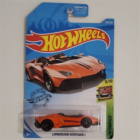Hot Wheels Toys Lamborghini Aventador J Orange Hot Wheels Exotics Series 8 Poshmark