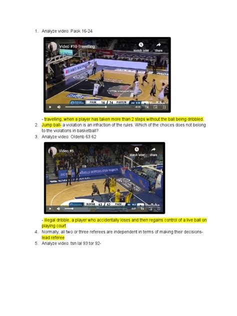 Analysis of Basketball Rules, Skills, Exercises and Safety Guidelines ...