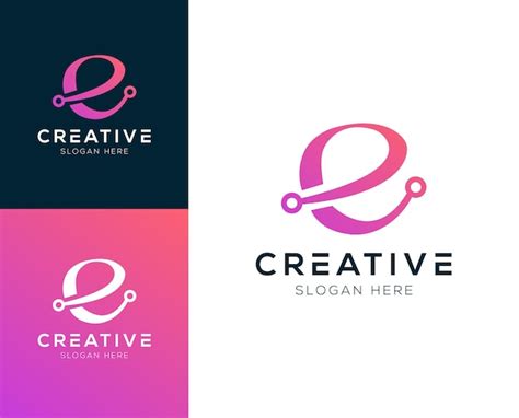 Premium Vector Abstract Initial Letter E And Technology Logo Design