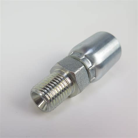 13011 RW BSPT Male Hydraulic Swaged Hose Fittings For Excavator China