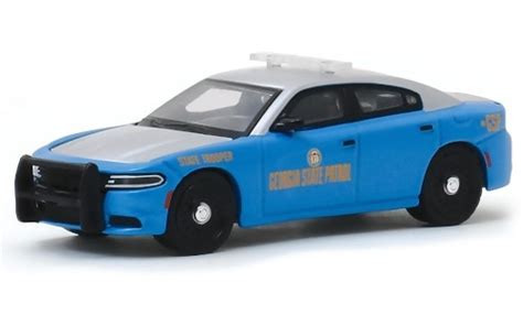 Miniature Dodge Charger 1/64 Greenlight Georgia State Patrol 2017 ...