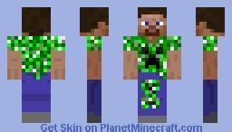 Creeper Steve Minecraft Skin