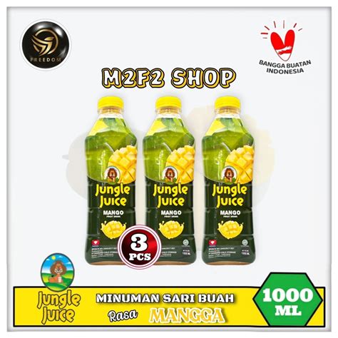 Diamond Jungle Juice Mango Jus Mangga Botol Pet 1000 Ml 1 Liter