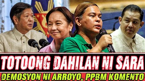 Tunay Na Rason Ni Vp Sara Pbbm Nagkomento Si Inday May Paninindigan