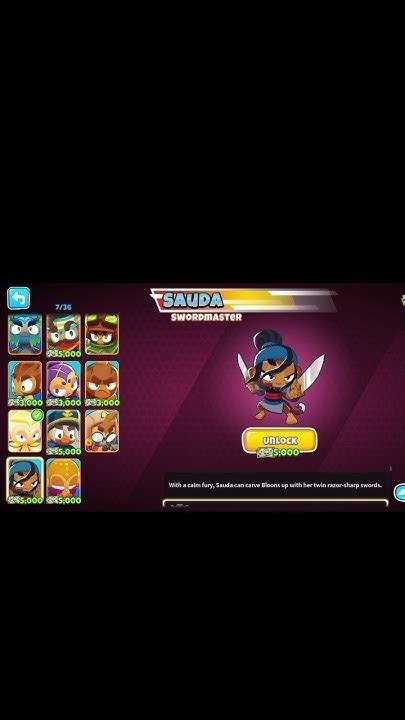 Buying A New Hero In Btd6 Sauda Btd6 Youtube