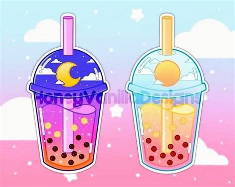 Pin By Erlinaa🍭 On Sticker Journal Bubble Tea Boba Cute Food Drawings