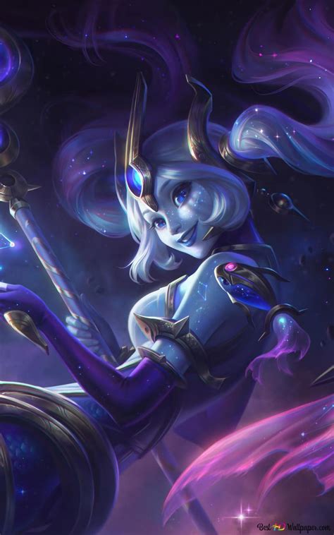 Cosmic Destiny Nami Splash Art 8k League Of Legends Lol ดาวน์