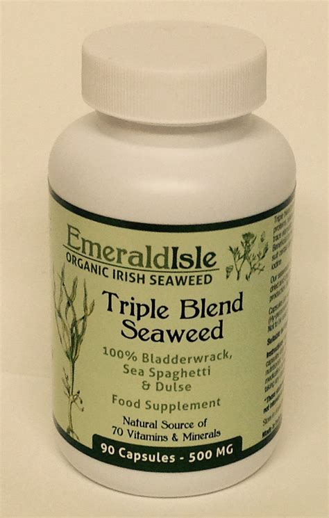 Triple Blend Seaweed Capsules Low In Iodine Irish Seaweeds