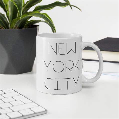 Minimalist New York City Mug Etsy