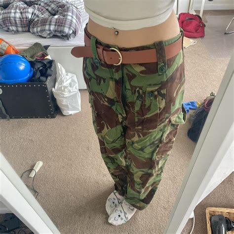 Camo cargo pants Urban outfitters Oversized look... - Depop