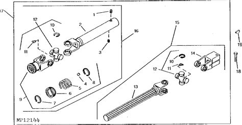 AM107719 John Deere Universal Driveshaft AVS Parts