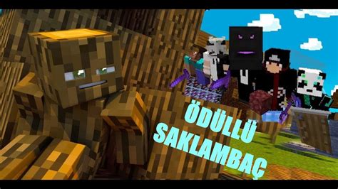 SUNUCUMUZDA ÖDÜLLÜ SAKLAMBAÇ OYNADIK MİNECRAFT HİDE AND SEEK 2022