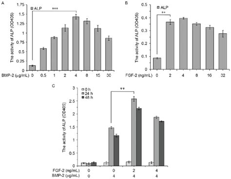 Alp Activity In C2c12 Cells C2c12 Cells Were Cultured For 3 Days With Download Scientific