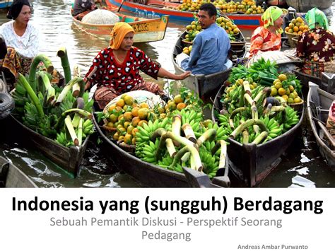 indonesia  sungguh berdagang