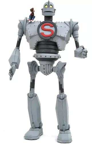 Gigante De Hierro Iron Giant Diamond Select Ojos Se Iluminan Env O Gratis