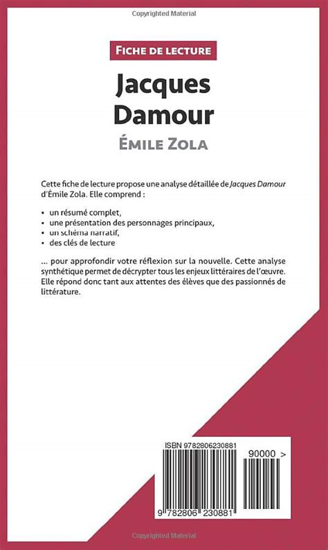 Jacques Damour Analyse Des Personnages