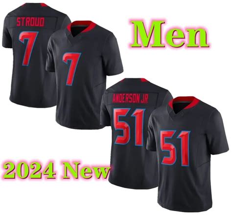 Men S Football Jersey For C J Stroud Stefon Diggs Joe Mixon Tank