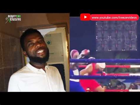 Portable Knocked Out Charles Okocha In A Celebrity Boxing Match Fans