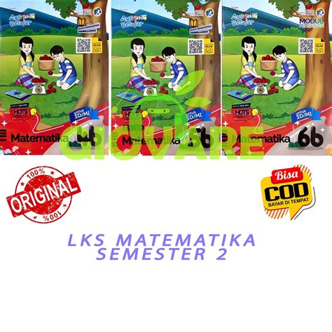 Jual Buku Lks Matematika Sd Kelas Graha Pustaka Sekar Ayo Belajar