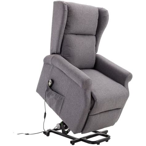 HOMCOM Fauteuil De Relaxation Lectrique Fauteuil Releveur Inclinable