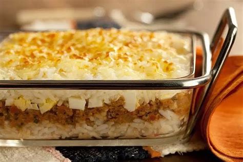 Arroz De Forno Carne Moída Receita Especial Amo Demais Nois Na Web