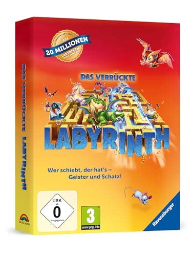 Das verrückte Labyrinth Familien Spieleklassiker für 1 4 Spieler